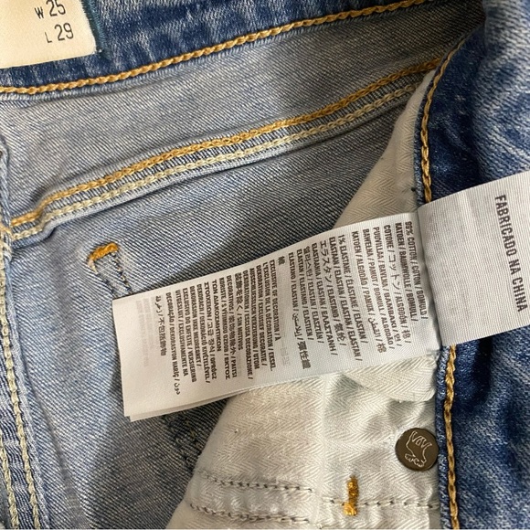 ABERCROMBIE & FITCH Light Blue Jeans Size 0 - Picture 5 of 9